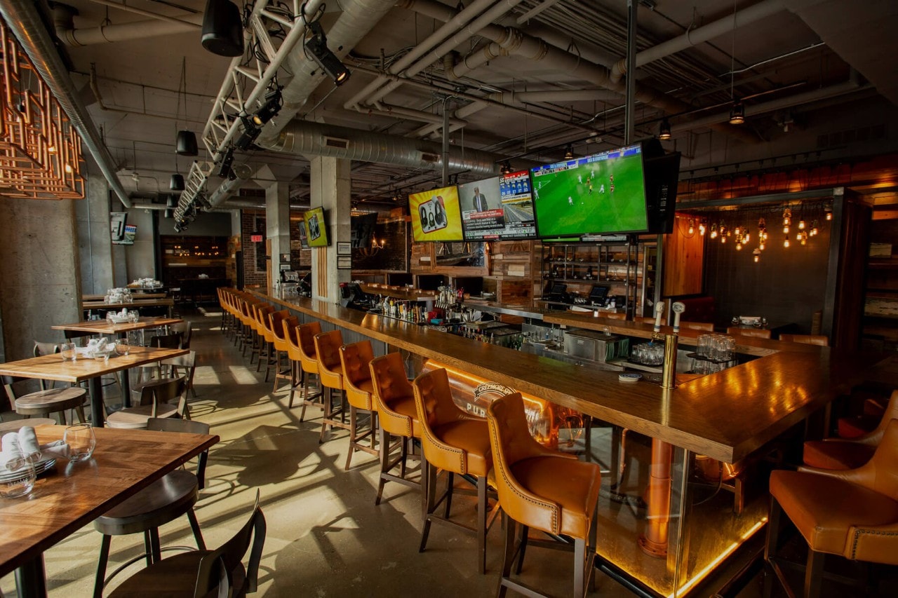 The sales landing restaurant