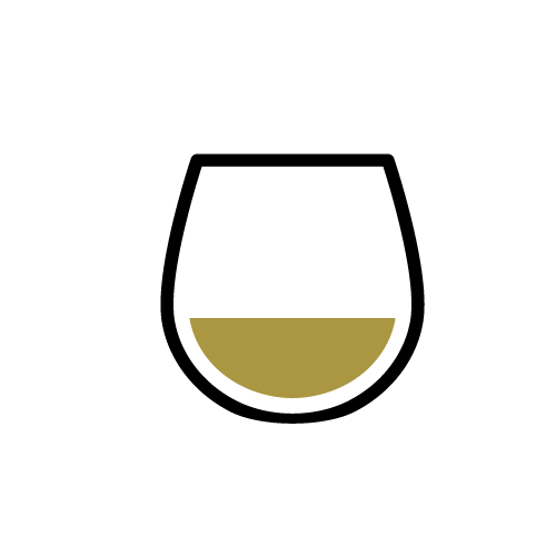 stemless wine glassware icon